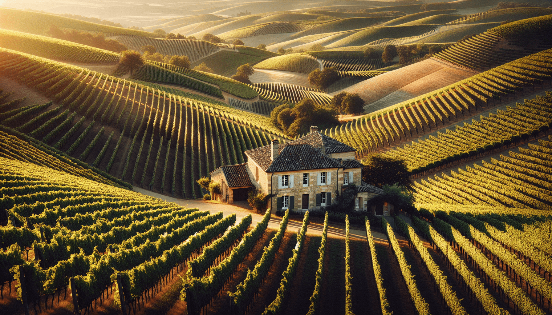 Bordeaux vineyard landscape