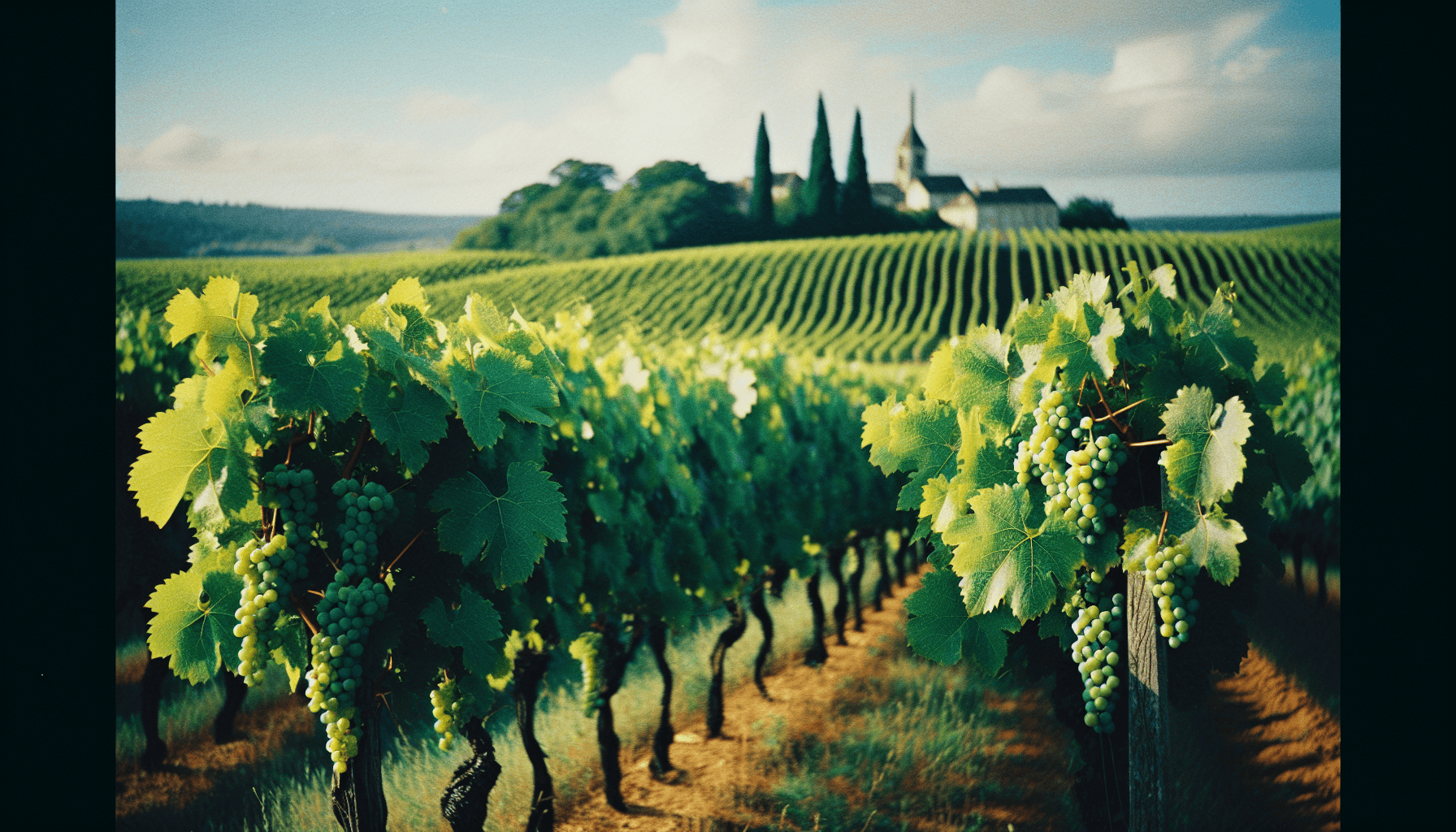 Bordeaux vineyard landscape