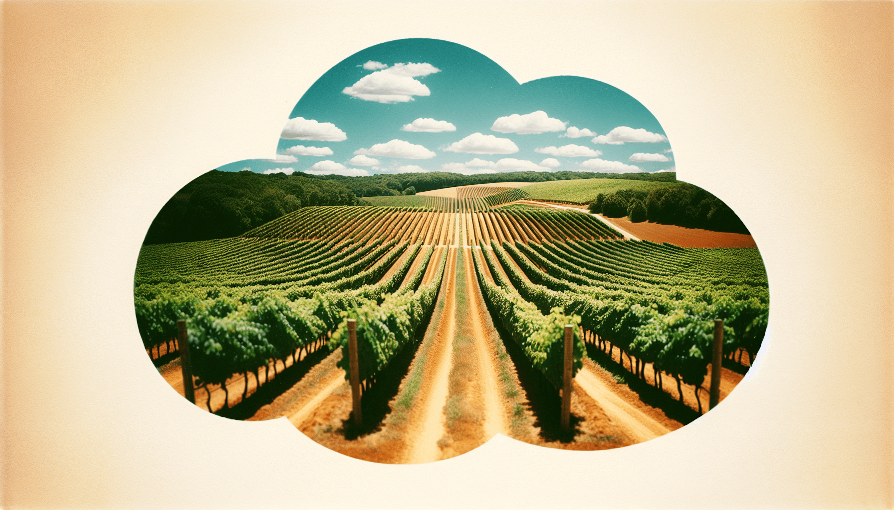 Bordeaux vineyard landscape