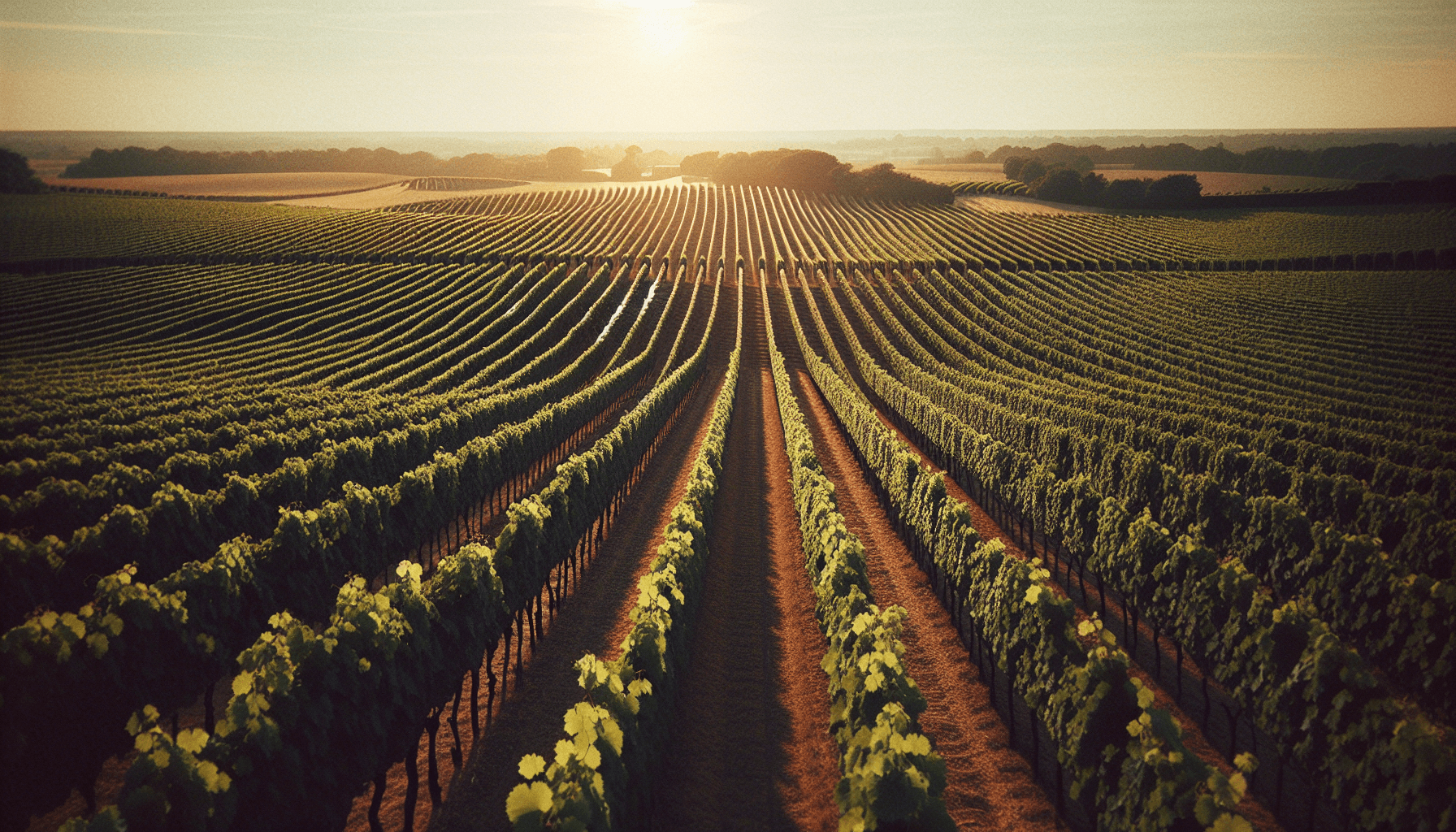 Bordeaux vineyard landscape