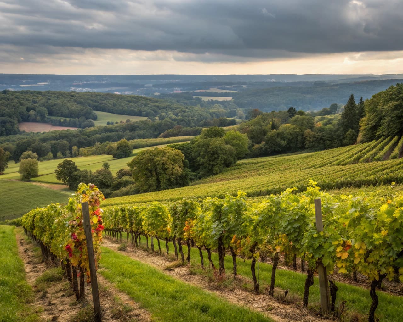 Bordeaux vineyard landscape